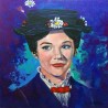 Mary Poppins. Acrílico sobre lienzo. 81 x 81